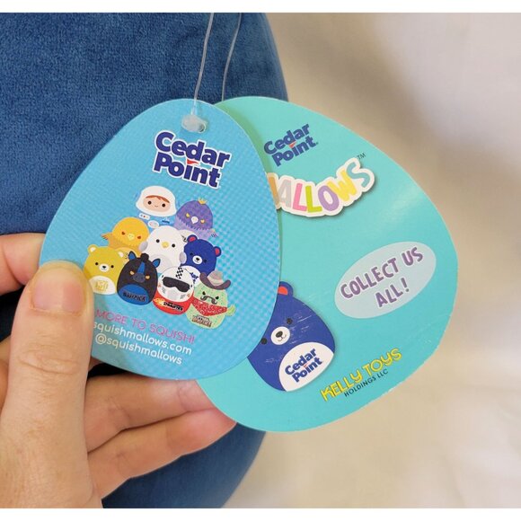 NWT Exclusive Cedar Point Rider Blue Bear Squishmallow Plush P1 - Picture 5 of 9